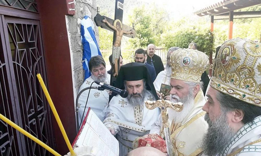 Τα πρώτα εγκαίνια ναού από τον Καλαβρύτων Ιερώνυμο